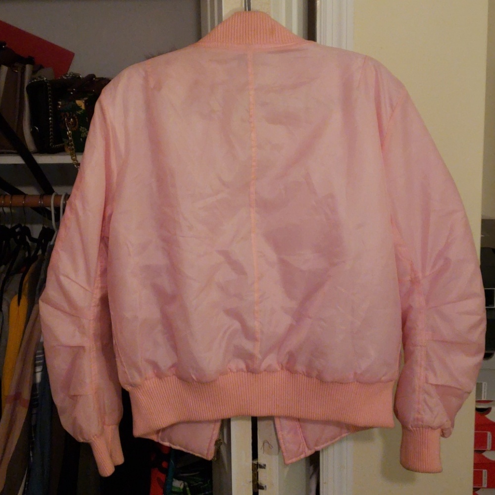 Pink Bomber Jacket - Picture 3 of 4